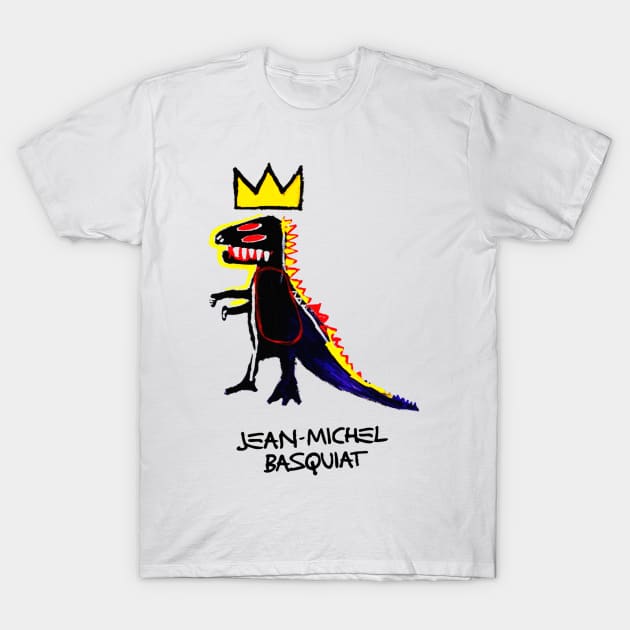 Jean Michel Basquiat artwork T-Shirt by small alley co